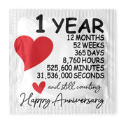 1 Year Anniversary Condoms: 6-Pack - A1001