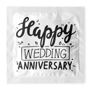 Happy Wedding Anniversary Condoms: 6-Pack - A1018