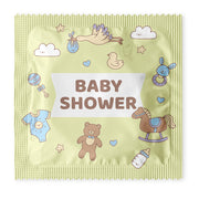 Baby Shower Yellow Condoms: 6-Pack - C1001