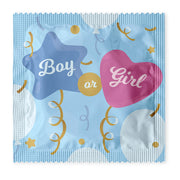 Boy or Girl Balloons Condoms: 6-Pack - C1002