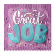 Great Job - Bubbly Pink Condoms: 6-Pack - C1017