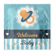 Welcome Baby Stripes Condoms: 6-Pack - C1021