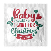 Baby, All I Want for Christmas is You Condoms: 6-Pack - CH1002