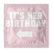 It's Her Birthday Condoms: 6-Pack - HB1008