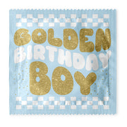 Golden Birthday Boy Condoms: 6-Pack - HB1013