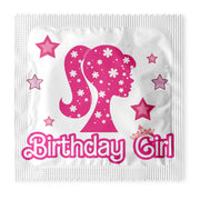 Birthday Girl Barbie Condoms: 6-Pack - HB1014