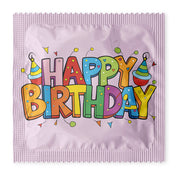 Happy Birthday Condoms: 6-Pack - HB1019