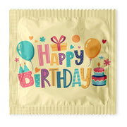 Happy Birthday Condoms: 6-Pack - HB1020