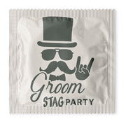 Groom Stag Party Condoms: 6-Pack - HS1014.2
