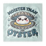 Moister Than An Oyster Condoms: 6-Pack - HS1018