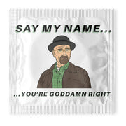 Walter White - Say My Name Condoms: 6-Pack - ME1102