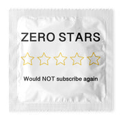 Zero Stars Condoms: 6-Pack - ME1109
