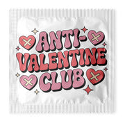 Anti Valentines Club Condoms: 6-Pack - R1001