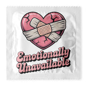 Emotionally Unavailable Condoms: 6-Pack - R1005