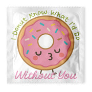 I Donut Know What I'd Do Without You Condoms: 6-Pack - R1007