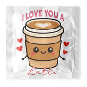 I Love You a Latte Condoms: 6-Pack - R1009