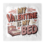 My Valentine is My Bed Condoms: 6-Pack - R1023
