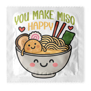 You Make Miso Happy Condoms: 6-Pack - R1035