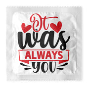 It Was Always You Condoms: 6-Pack - V1011