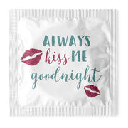 Always Kiss Me Goodnight Condoms: 6-Pack - W1001